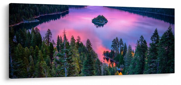 Slika - jezero Tahoe, Sierra Nevada, Kalifornija, ZDA (120x50 cm)