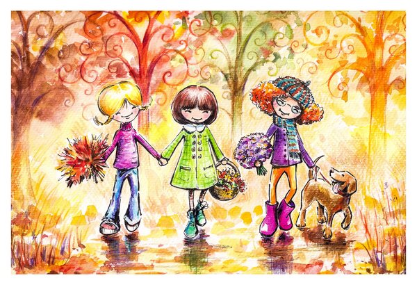Slika - Prijateljstvo (90x60 cm)