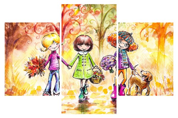 Slika - Prijateljstvo (90x60 cm)