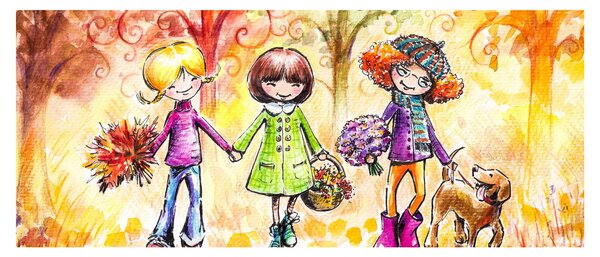 Slika - Prijateljstvo (120x50 cm)