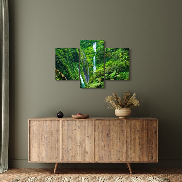 Slika - Slapovi Madakaripura, Vzhodna Java, Indonezija (90x60 cm)