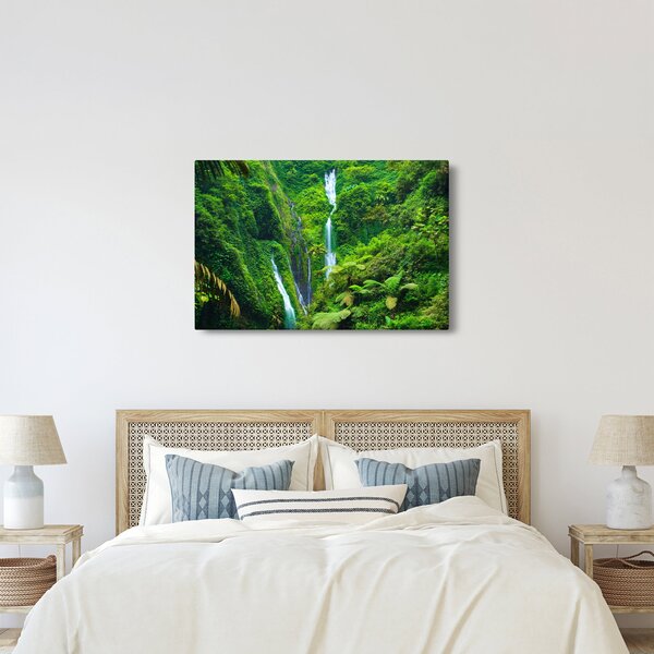Slika - Slapovi Madakaripura, Vzhodna Java, Indonezija (90x60 cm)
