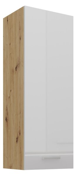 Zondo.hr Gornji kuhinjski ormarić Arryn 40 G-108 1F (korpus: hrast artisan / front: bijeli sjaj). Akcija -8%. 1134391