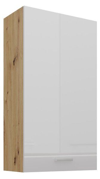 Zondo.hr Gornji kuhinjski ormarić Arryn 60 G-108 1F (korpus: hrast artisan / front: bijeli sjaj). Akcija -7%. 1134382