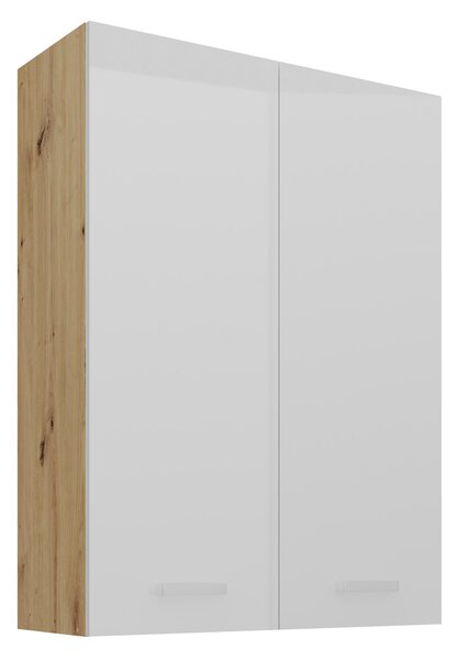 Zondo.hr Gornji kuhinjski ormarić Arryn 80 G-108 2F (korpus: hrast artisan / front: bijeli sjaj). Akcija -6%. 1134380