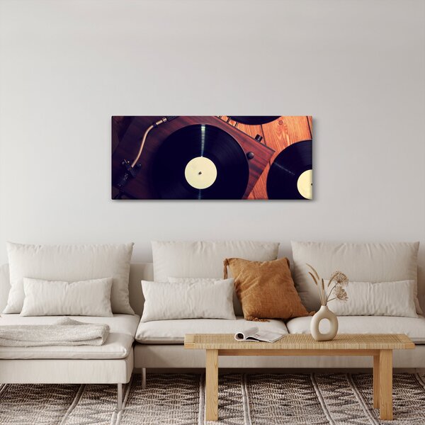 Slika gramofonskih plošč (120x50 cm)