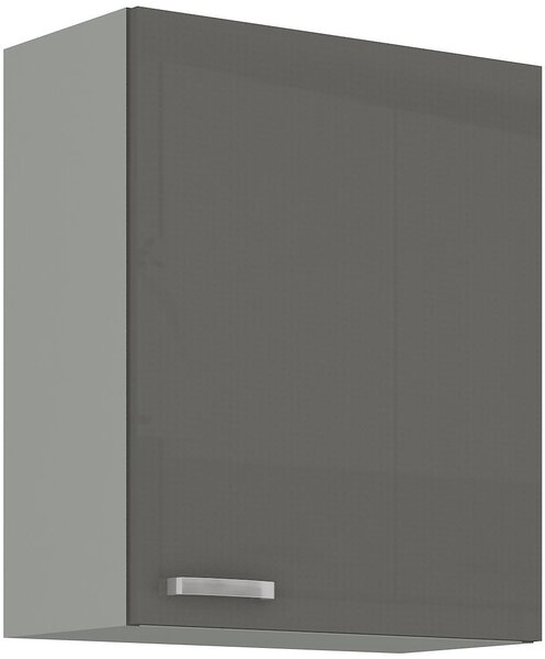 Zondo.hr Gornji kuhinjski ormarić Gonir 60 G-72 1F (korpus: siva + front: sivi sjaj). Akcija -6%. 1134458