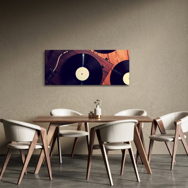 Slika gramofonskih plošč (120x50 cm)