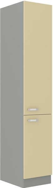 Zondo.hr Gornji kuhinjski ormarić Kelyn 40 DK-210 2F (korpus: krem sjaj + front: siva). 1134444