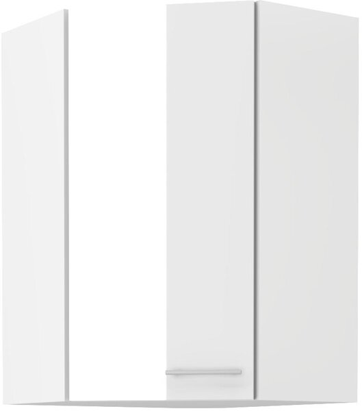Zondo.hr Gornji kutni kuhinjski ormarić Lavera 60x60 GN-90 1F (45°) (korpus: bijela + front: bijeli sjaj). 1134523