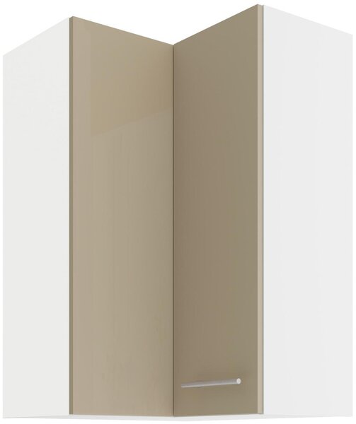 Zondo.hr Gornji kutni kuhinjski ormarić Lavera 60x60 GN-90 2F (90°) (korpus: bijela + front: sjaj cappucino). 1134556