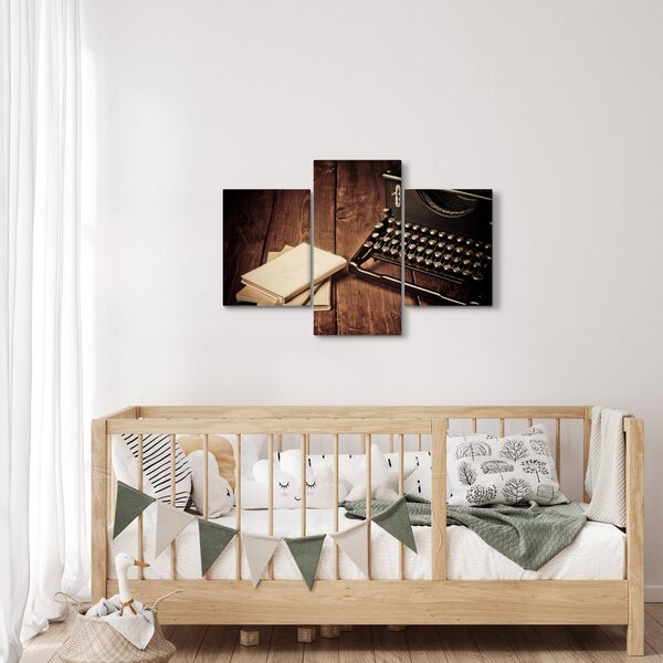 Slika pisalnega stroja (90x60 cm)