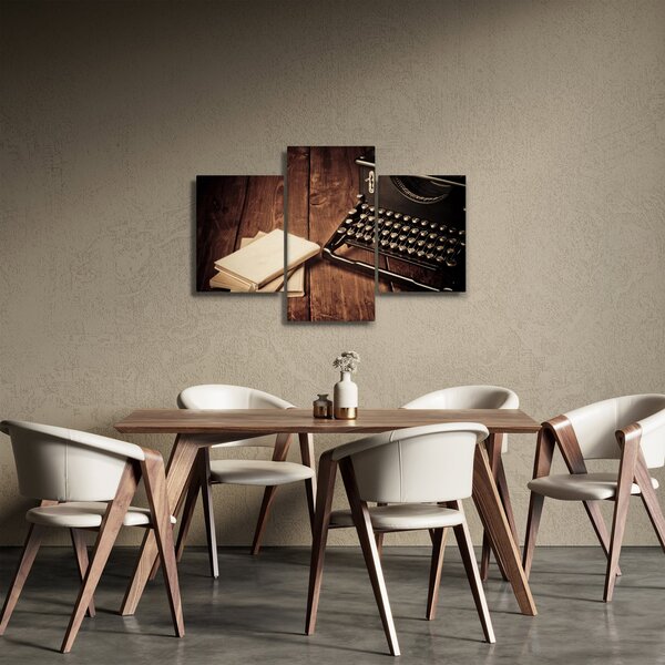 Slika pisalnega stroja (90x60 cm)