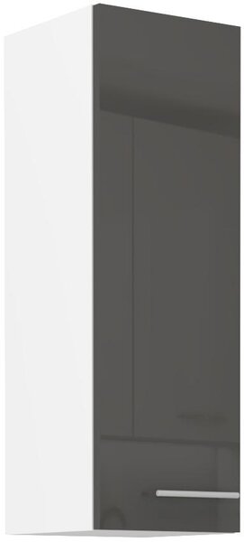 Zondo.hr Gornji kuhinjski ormarić Lavera 30 G-90 1F (korpus: bijela + front: sivi sjaj). 1134594
