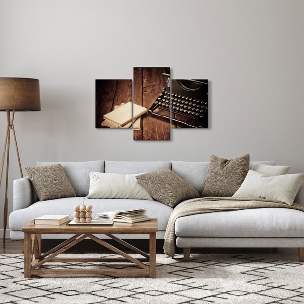 Slika pisalnega stroja (90x60 cm)