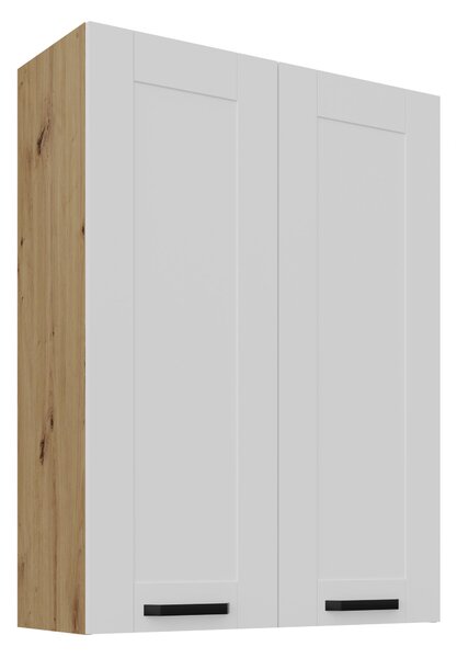 Zondo.hr Gornji kuhinjski ormarić Lucid 80 G-108 2F (korpus: hrast artisan + front: mdf bijela). 1134609