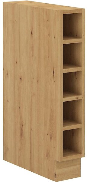 Zondo.hr Donji kuhinjski regal Lucid 15 D OTW BB (korpus: hrast artisan + front: mdf bijela). Akcija -8%. 1134627