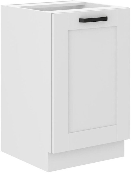 Zondo.hr Donji kuhinjski ormarić Lucid 50 ZL 1F BB (korpus: bijela + front: mdf bijela). Akcija -7%. 1134634