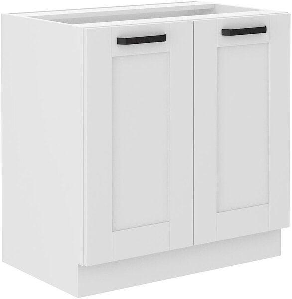 Zondo.hr Donji kuhinjski ormarić Lucid 80 D 2F BB (korpus: bijela + front: mdf bijela). 1134632