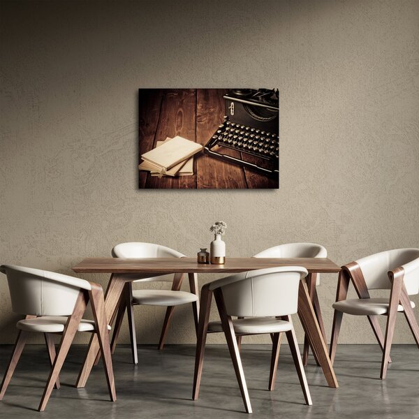 Slika pisalnega stroja (70x50 cm)