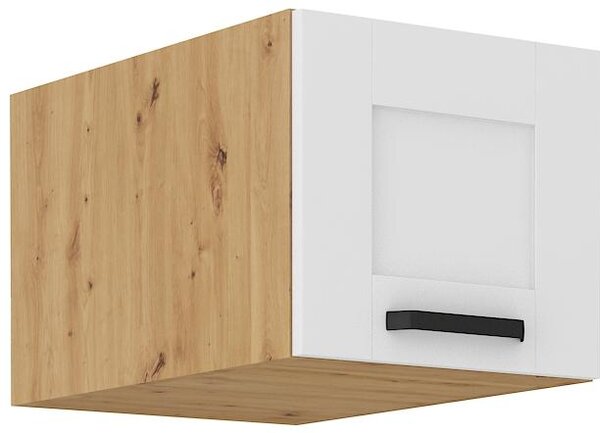 Zondo.hr Gornji kuhinjski ormarić Lucid 40 NAGU-36 1F (korpus: hrast artisan + front: mdf bijela). 1134623