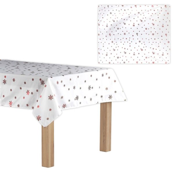 Zondo.hr Stolnjak 130x160 cm Crvene pahuljice (bijela). Akcija -14%. 1132358