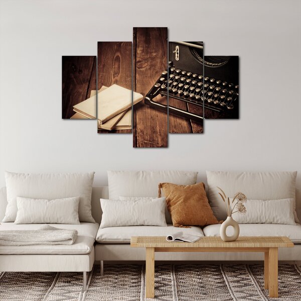 Slika pisalnega stroja (150x105 cm)