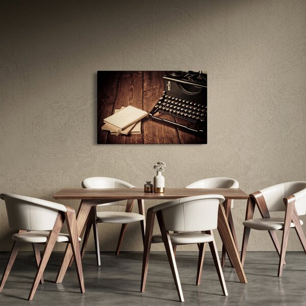 Slika pisalnega stroja (90x60 cm)