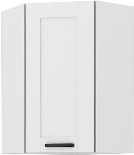 Zondo.hr Gornji kutni kuhinjski ormarić Lucid 60x60 GN-90 1F (45°) (korpus: bijela + front: mdf bijela). Akcija -6%. 1134642