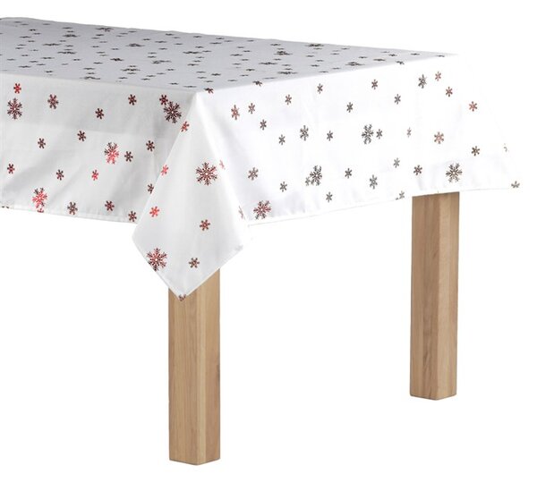 Zondo.hr Stolnjak 130x160 cm Crvene pahuljice (bijela). Akcija -14%. 1132358