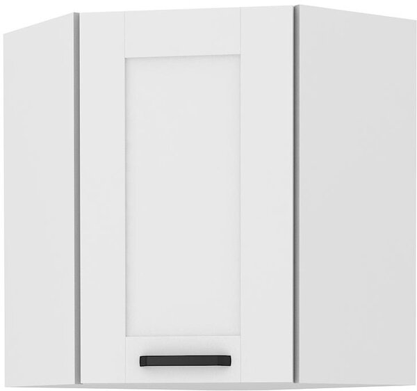 Zondo.hr Gornji kutni kuhinjski ormarić Lucid 60x60 GN-72 1F (45°) (korpus: bijela + front: mdf bijela). 1134641