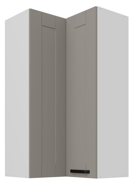 Zondo.hr Gornji kutni kuhinjski ormarić Lucid 60x60 GN-108 2F (90°) (korpus: bijela + front: mdf claygrey). 1134675