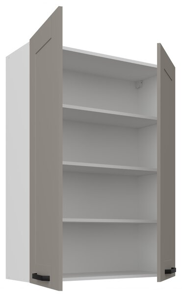 Zondo.hr Gornji kuhinjski ormarić Lucid 80 G-108 2F (korpus: bijela + front: mdf claygrey). 1134666