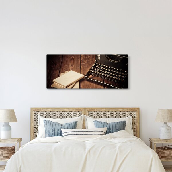 Slika pisalnega stroja (120x50 cm)