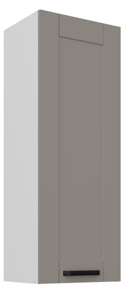 Zondo.hr Gornji kuhinjski ormarić Lucid 40 G-108 1F (korpus: bijela + front: mdf claygrey). 1134679