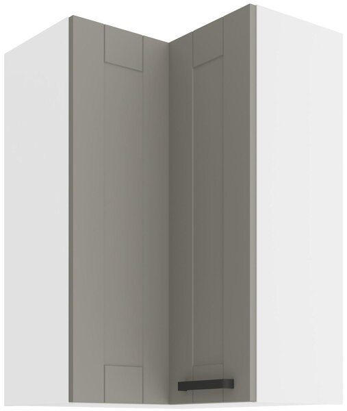 Zondo.hr Gornji kutni kuhinjski ormarić Lucid 60x60 GN-90 2F (90°) (korpus: bijela + front: mdf claygrey). 1134674