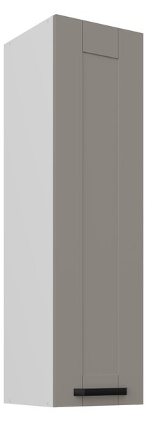 Zondo.hr Gornji kuhinjski ormarić Lucid 30 G-108 1F (korpus: bijela + front: mdf claygrey). 1134681