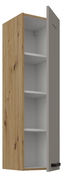 Zondo.hr Gornji kuhinjski ormarić Lucid 30 G-108 1F (korpus: hrast artisan + front: mdf claygrey). 1134709