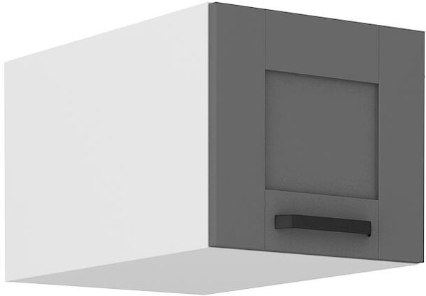 Zondo.hr Gornji kuhinjski ormarić Lucid 40 NAGU-36 1F (korpus: bijela + front: mdf dustgrey). 1134736