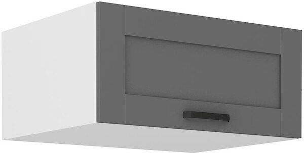 Zondo.hr Gornji kuhinjski ormarić Lucid 80 NAGU-36 1F (korpus: bijela + front: mdf dustgrey). 1134723