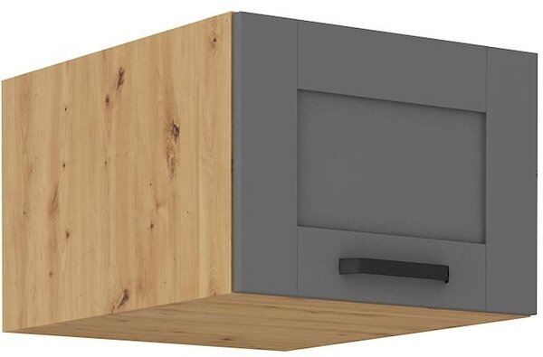 Zondo.hr Gornji kuhinjski ormarić Lucid 50 NAGU-36 1F (korpus: hrast artisan + front: mdf dustgrey). Akcija -8%. 1134761