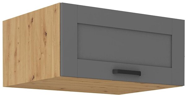 Zondo.hr Gornji kuhinjski ormarić Lucid 80 NAGU-36 1F (korpus: hrast artisan + front: mdf dustgrey). 1134751