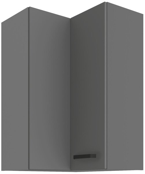 Zondo.hr Gornji kutni kuhinjski ormarić Nesia 60x60 GN-90 2F (90°) (korpus: antracit + front: antracit). 1134786