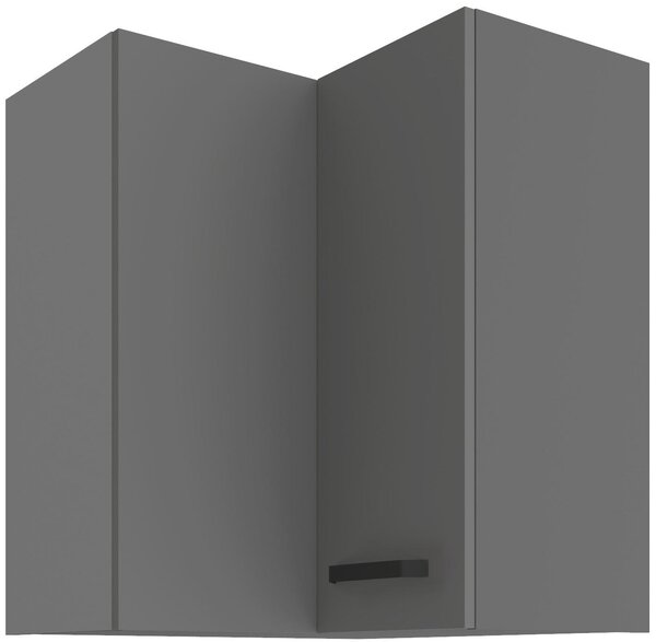 Zondo.hr Gornji kutni kuhinjski ormarić Nesia 60x60 GN-72 2F (90°) (korpus: antracit + front: antracit). 1134785