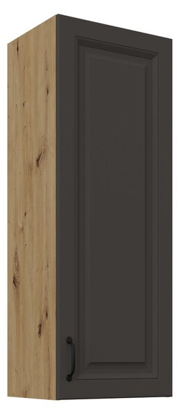 Zondo.hr Gornji kuhinjski ormarić Sheila 40 G 108 1F (korpus: hrast artisan + front: grafit). 1134904