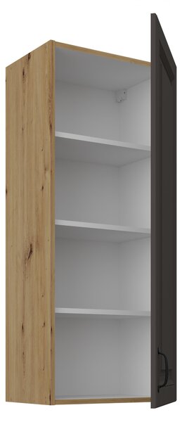 Zondo.hr Gornji kuhinjski ormarić Sheila 45 G 108 1F (korpus: hrast artisan + front: grafit). Akcija -6%. 1134903
