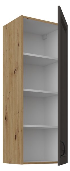Zondo.hr Gornji kuhinjski ormarić Sheila 40 G 108 1F (korpus: hrast artisan + front: grafit). 1134904