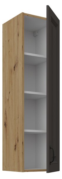 Zondo.hr Gornji kuhinjski ormarić Sheila 30 G 108 1F (korpus: hrast artisan + front: grafit). 1134905