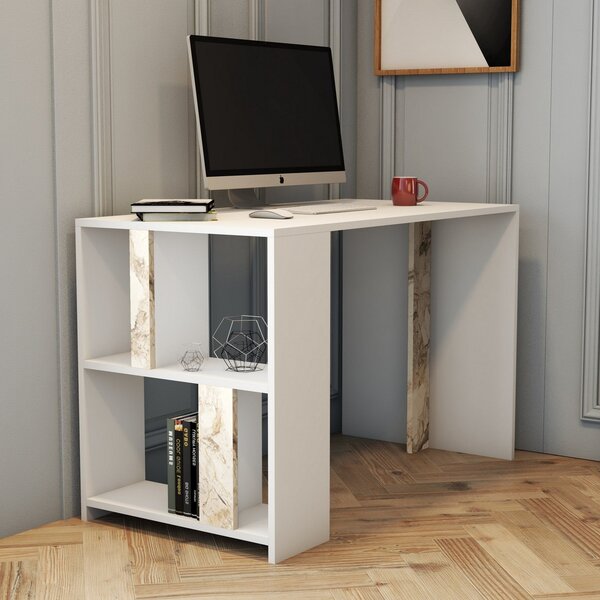 Studijski stol, Lima - White Marble