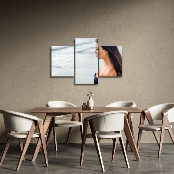 Slika ženske na plaži (90x60 cm)
